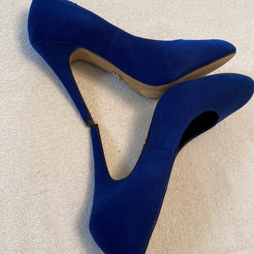 Rock & Republic stiletto pumps 4.5” heel royal blue closed toe blue Size 7 med - Picture 4 of 8